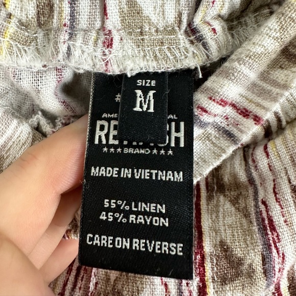 Rewash Patterned Pants with Pockets (Medium) - Picture 9 of 9